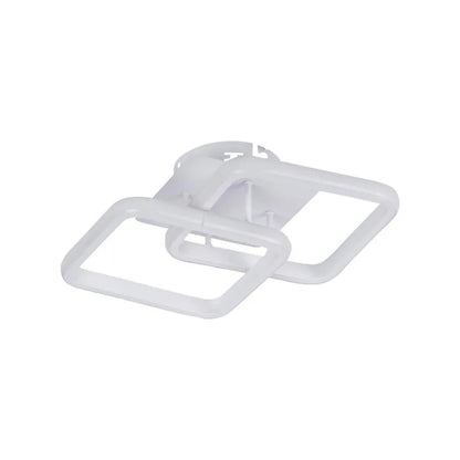 LED luster LILIA 20W, 2 štvorce, studené/teplé/neutrálne svetlo, biely