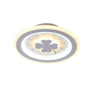 Lustra LED TRIFOI RGB ROZA 24W, lumina Rece/Calda/Neutra, Alb Default Title Alessandro Design
