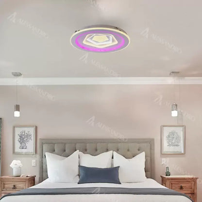 LED luster s diaľkovým ovládaním MEIRA RGB, 180W, studené/teplé/neutrálne svetlo, stmievateľné, biele LED lustre s diaľkovým ovládaním Predvolený názov Alessandro Design