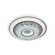 LED krištáľový luster SERILDA 40W, Priemer 20cm, Studené/Teplé/Neutrálne svetlo, Biely