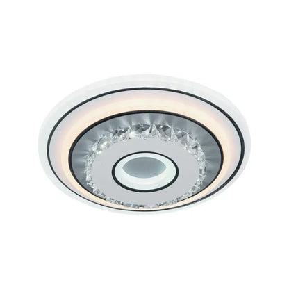 LED krištáľový luster SERILDA 40W, Priemer 20cm, Studené/Teplé/Neutrálne svetlo, Biely
