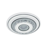 LED krištáľový luster SERILDA 40W, Priemer 20cm, Studené/Teplé/Neutrálne svetlo, Biely