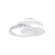 Lustra LED cu cristal SOFIA 24W, lumina Rece/Calda/Neutra, Alb Lustra LED Default Title Alessandro Design