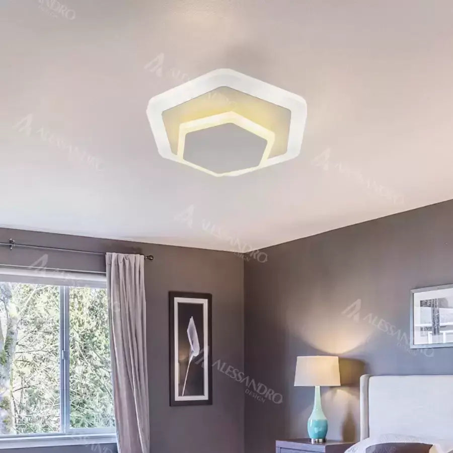 LED luster SONIA 36W, studené/neutrálne svetlo, biela Aplikované LED lustre Predvolený názov Alessandro Design