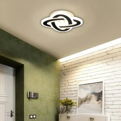 Lustra LED CRINELLA 44W, Diametru 23cm, lumina Rece/Calda/Neutra 3000K/4000K/6000K, Negru, Metal si Acril Lustre LED Default Title Alessandro Design