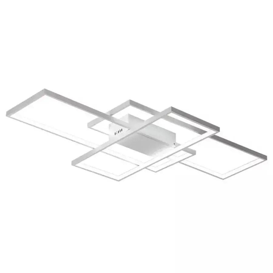 Lustra LED cu telecomanda LANDYN 78W, lumina Rece/Calda/Neutra, Dimabila, Alb Lustre LED cu Telecomanda Default Title Alessandro Design