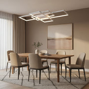 Lustra LED cu telecomanda LANDEN 84W, 3 Elemente, lumina Rece/Calda/Neutra, Dimabila, Alb Lustre LED cu Telecomanda Default Title Alessandro Design