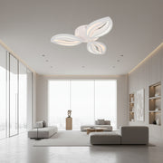 Lustra LED cu telecomanda ORCHID 40W, 3 Petale, lumina Rece/Calda/Neutra, Dimabila, Alb Lustre LED cu Telecomanda Default Title Alessandro Design
