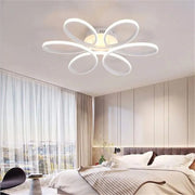 Lustra LED cu telecomanda AYDA 116W, Ondulata, lumina Rece/Calda/Neutra, Dimabila, Alb Lustre LED cu Telecomanda Default Title Alessandro Design