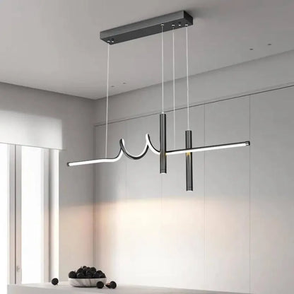 Lustra LED suspendata cu telecomanda DANNA 36W, lumina Rece/Calda/Neutra, Dimabila, Negru, Inaltime Reglabila Lustre LED cu Telecomanda Default Title Alessandro Design