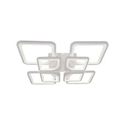 Lustra LED cu telecomanda ZOE 138W, 8 Patrate, lumina Rece/Calda/Neutra, Dimabila, Alb Lustre LED cu Telecomanda Default Title Alessandro Design