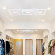 Lustra LED cu telecomanda FELIX 87W, 3 Patrate, lumina Rece/Calda/Neutra, Dimabila, Alb Lustre LED cu Telecomanda Default Title Alessandro Design