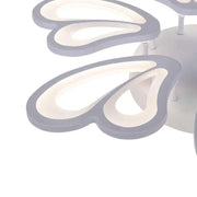 Lustra LED cu telecomanda BLOSSOM 78W, 6 Petale, Diametru 60cm, lumina Rece/Calda/Neutra, Dimabila, Alb Lustre LED cu Telecomanda Default Title Alessandro Design