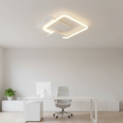 LED luster s diaľkovým ovládaním ANEMONA 75W, 3 štvorce, studené/teplé/neutrálne svetlo, stmievateľné, biely LED luster s diaľkovým ovládaním Predvolený názov Alessandro Design