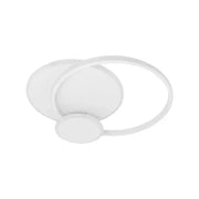 LED luster s diaľkovým ovládaním SILVIAN, 58W, 3 kruhy, Studené/Teplé/Neutrálne svetlo, Stmievateľné, Biely LED luster s diaľkovým ovládaním Predvolený názov Alessandro Design
