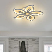Lustra LED cu telecomanda JASMINE 66W, 5 Petale, lumina Rece/Calda/Neutra, Dimabila, Alb Lustre LED cu Telecomanda Default Title Alessandro Design