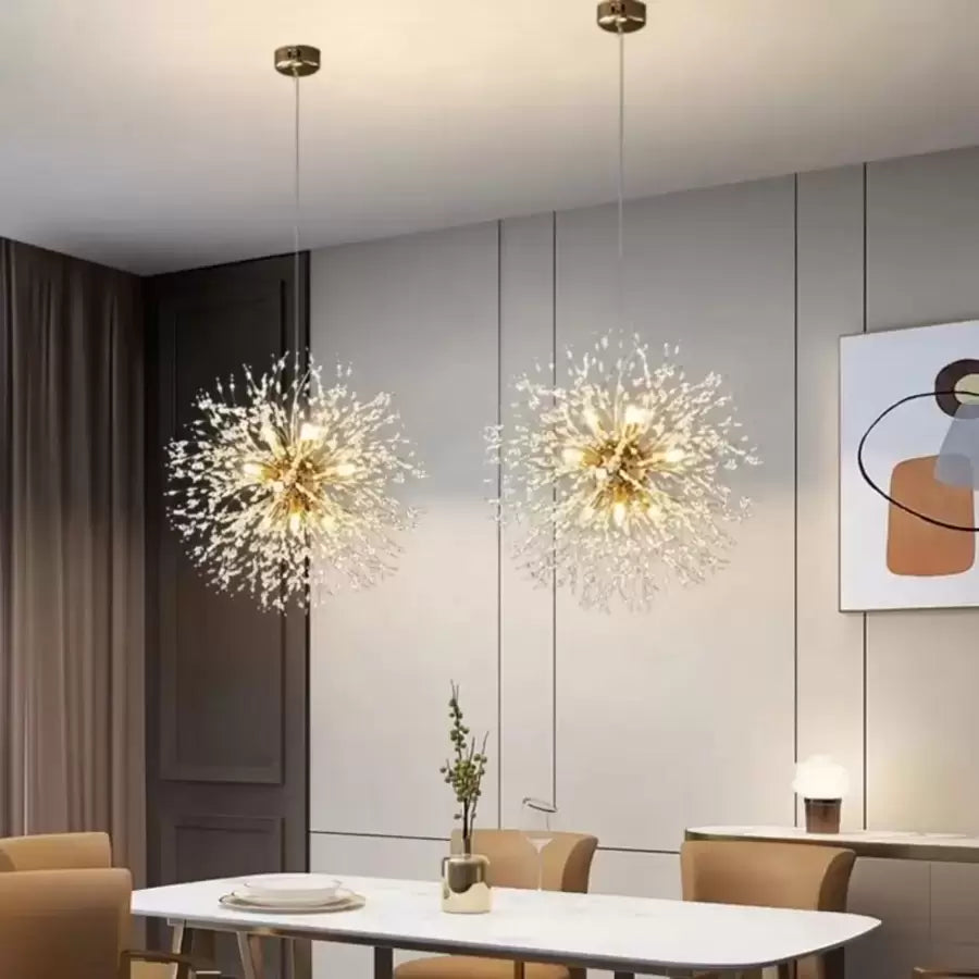 Candelabru Cristal Schönbrunn, 9x G9, Diametru 50 cm, Auriu Lucios, Inaltime Reglabila Candelabre Moderne Default Title Alessandro Design