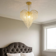 Candelabru Cristal Ander, 4xE14, Diametru 45cm, Auriu Candelabre Cristal Default Title Alessandro Design