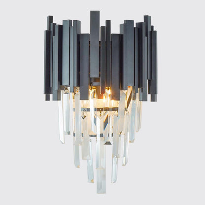 Aplica Candelabru Cristal BLOIS Piccolo, 2xE14, Negru Aplice de Interior Default Title Alessandro Design
