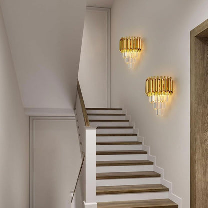 Aplica Candelabru Cristal VERSAILLES Piccolo, 2xE14, Auriu Aplice de Interior Default Title Alessandro Design