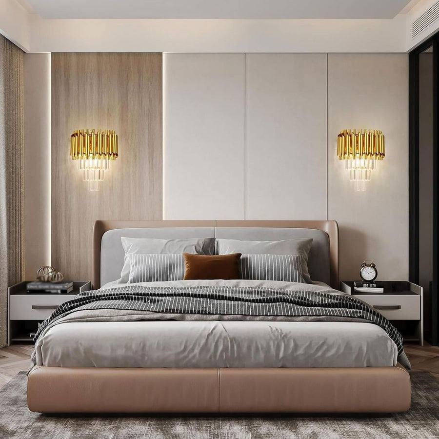 Aplica Candelabru Cristal VERSAILLES Piccolo, 2xE14, Auriu Aplice de Interior Default Title Alessandro Design