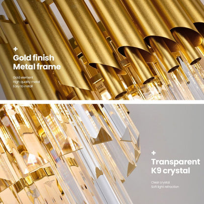 Aplica Candelabru Cristal VERSAILLES Piccolo, 2xE14, Auriu Aplice de Interior Default Title Alessandro Design