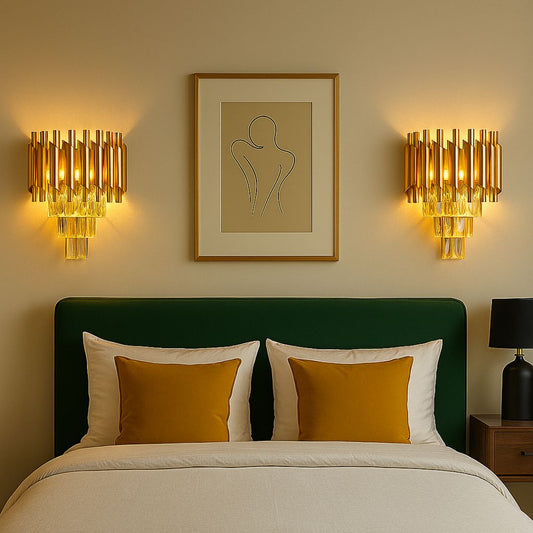 Aplica Candelabru Cristal VERSAILLES Piccolo, 2xE14, Auriu Aplice de Interior Default Title Alessandro Design