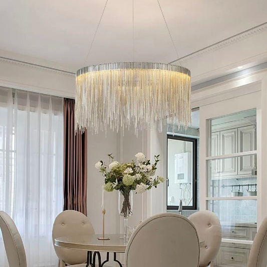 Lustra LED suspendata cu telecomanda ILLUMINA MAGNUS, 20W, lumina Rece/Calda/Neutra, Dimabila, Argintiu Candelabre Moderne Default Title Alessandro Design