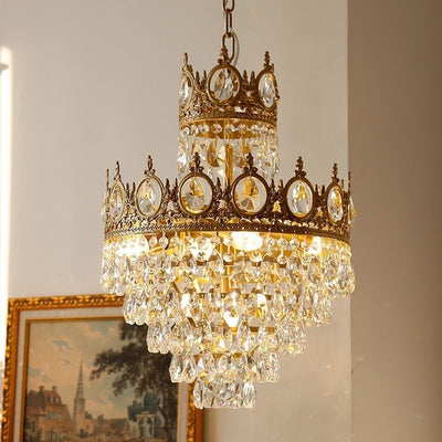 Krištáľový luster REGALITE Petito, 8XE14, Priemer 45 cm, Lesklý zlatý, Nastaviteľná výška