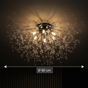 Candelabru Cristal RONDO Vivace, 8x G9, Diametru 60cm, Crom Lucios Candelabre Cristal Default Title Alessandro Design