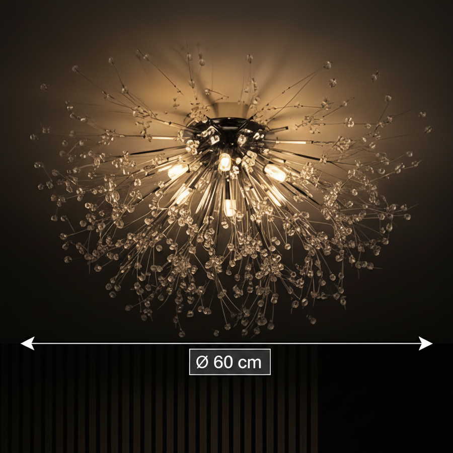 Candelabru Cristal RONDO Vivace, 8x G9, Diametru 60cm, Crom Lucios Candelabre Cristal Default Title Alessandro Design