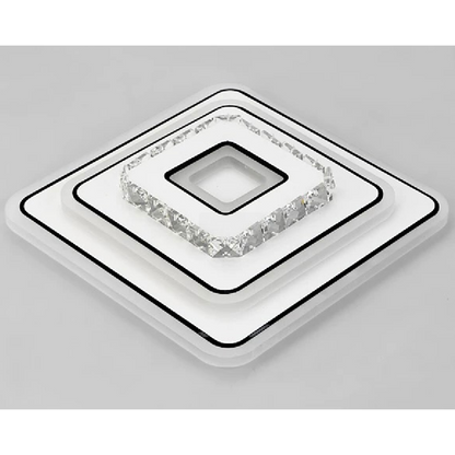 Lustra LED cu cristal ARABELA 40W, lumina Rece/Calda/Neutra, Alb Lustre LED Default Title Alessandro Design