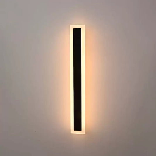 Aplica LED de Exterior Mack, Lungime 60cm, 8W, IP65, Metal, Liniar, Negru Aplice de Exterior Default Title Alessandro Design