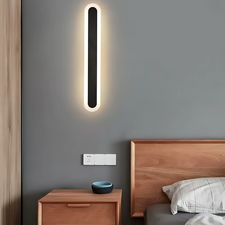 Aplica LED de Exterior SUHA, Lungime 30cm, 4W, IP65, Metal, Liniar, Negru Aplice de Exterior Default Title Alessandro Design