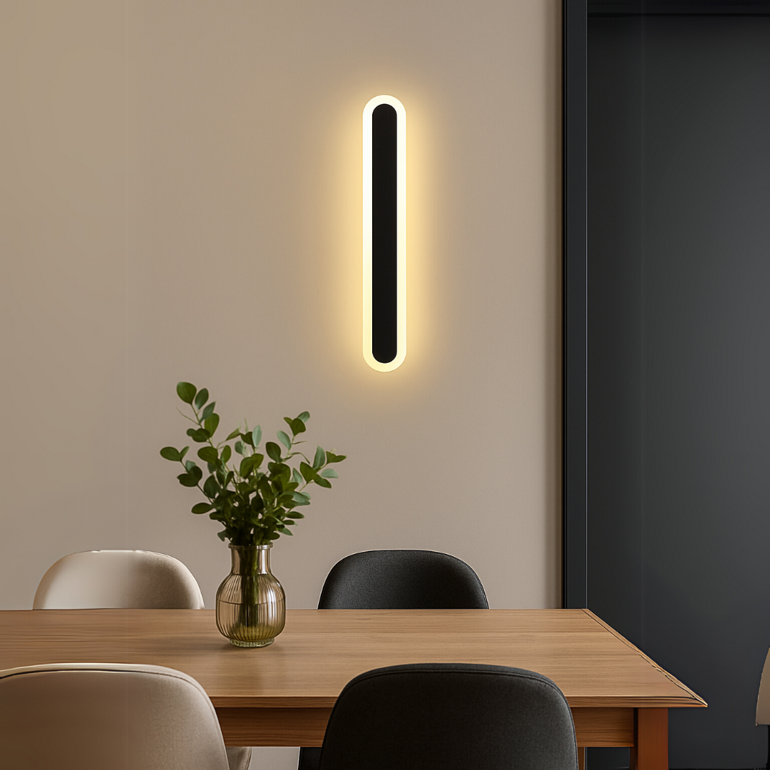 Aplica LED de Exterior SUHA, Lungime 70cm, 10W, IP65, Metal, Liniar, Negru Aplice de Exterior Default Title Alessandro Design