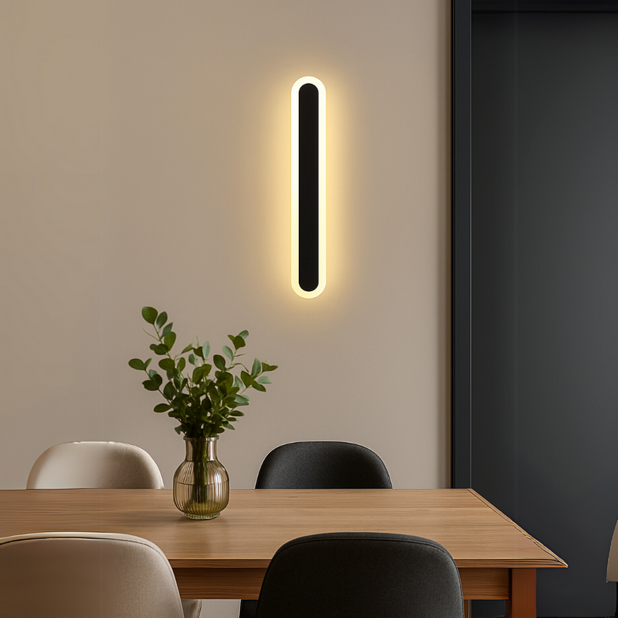 Aplica LED de Exterior SUHA, Lungime 70cm, 10W, IP65, Metal, Liniar, Negru Aplice de Exterior Default Title Alessandro Design