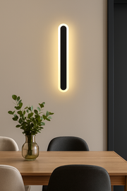 Aplica LED de Exterior SUHA, Lungime 90cm, 13W, IP65, Metal, Liniar, Negru Aplice de Exterior Default Title Alessandro Design