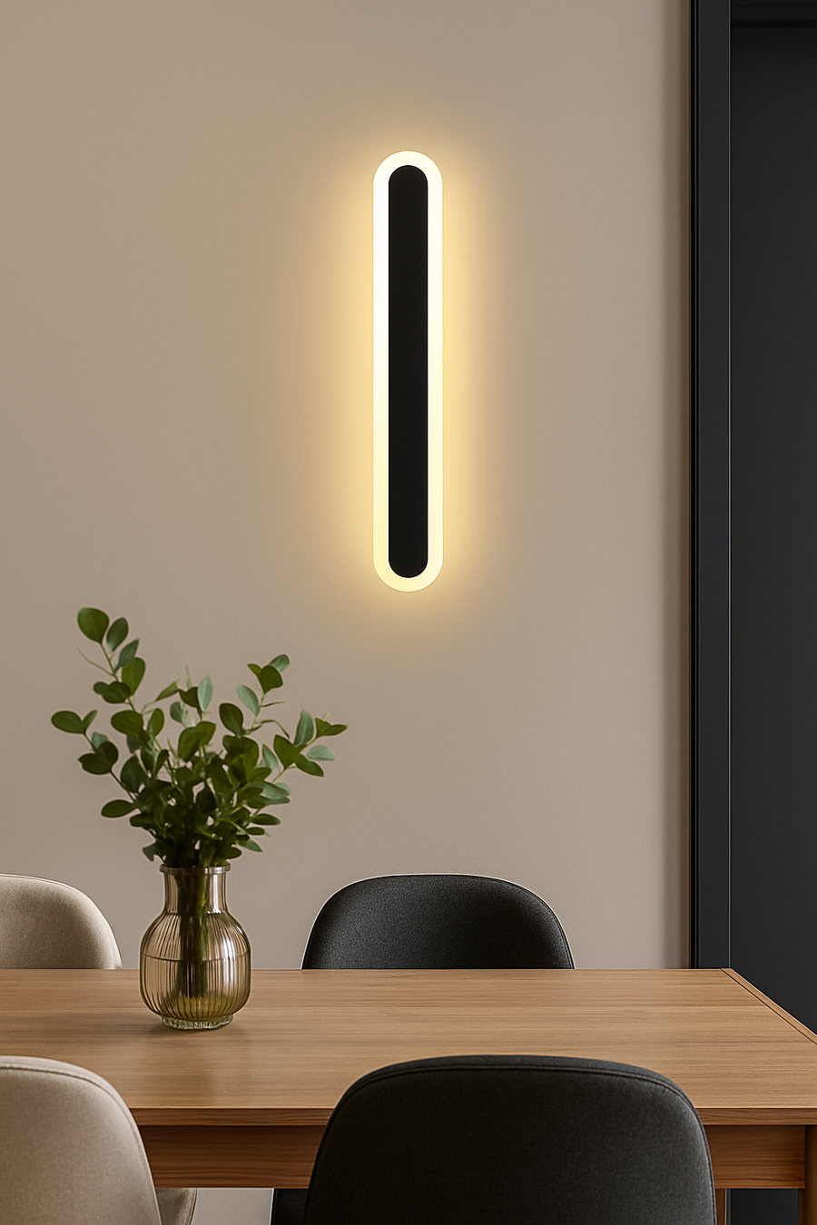 Aplica LED de Exterior SUHA, Lungime 90cm, 13W, IP65, Metal, Liniar, Negru Aplice de Exterior Default Title Alessandro Design