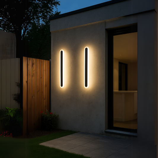 Aplica LED de Exterior SUHA, Lungime 90cm, 13W, IP65, Metal, Liniar, Negru Aplice de Exterior Default Title Alessandro Design