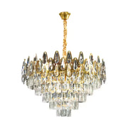 Candelabru Cristal ALHAMBRA Eleganza 8x E14, Diametru 50cm, Auriu Lucios, Inaltime Reglabila Candelabre Cristal Default Title Alessandro Design