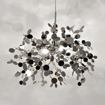 Candelabru Modern, CAPRICIO Allegro, 2xE14, Diametru 40cm, Crom Lucios, Inaltime Reglabila Candelabre Moderne Default Title Alessandro Design