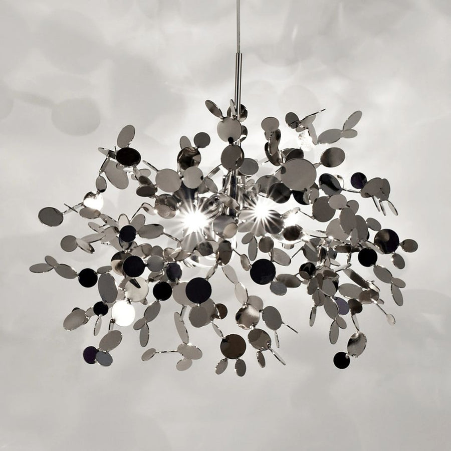 Candelabru Modern, CAPRICIO Allegro, 2xE14, Diametru 40cm, Crom Lucios, Inaltime Reglabila Candelabre Moderne Default Title Alessandro Design