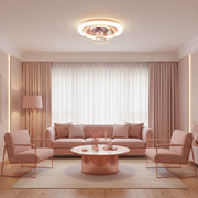 Lustra LED UNICORN, 60W, 50cm, lumina Rece/Calda/Neutra, Roz Lustre Copii Default Title Alessandro Design