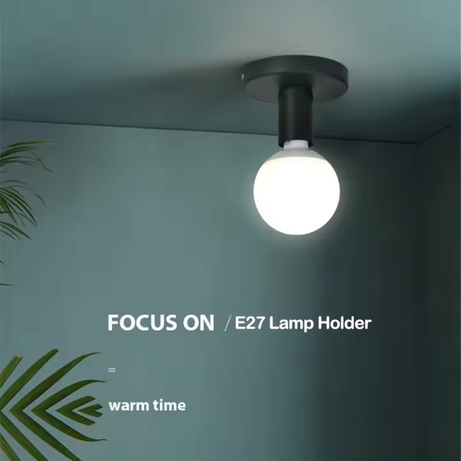 Lustra MODERNIST Mono 1x E27, Negru, Design Modern Lustre Industrial Default Title Alessandro Design