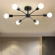 Luster Mikkos 6XE27, priemer 49cm, Čierna Moderné lustre Predvolený názov Alessandro Design