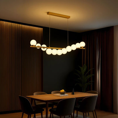 Lustra LOFT Hall, 11x G9, Alb Auriu, Metal, Inaltime Reglabila, Elegant Lustre Moderne Default Title Alessandro Design