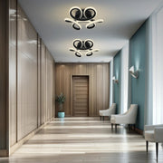 Lustra LED VERTEX HELIX, 65W, lumina Rece/Calda/Neutra, Negru Lustre LED Default Title Alessandro Design