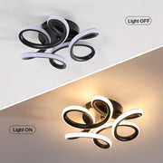 Lustra LED VERTEX HELIX, 65W, lumina Rece/Calda/Neutra, Negru Lustre LED Default Title Alessandro Design