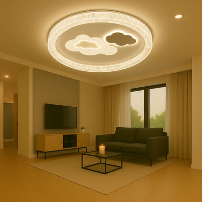 Lustra LED SKYForma Starry, 61W, lumina Rece/Calda/Neutra, Negru Lustre LED Default Title Alessandro Design