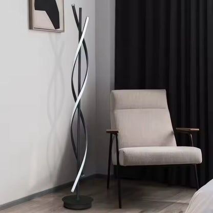 Lampadar LED Upsilon, 27W, 3000K/ 4000K/ 6000K, Metal si Acril, Negru Veioze & Lampadare Default Title Alessandro Design